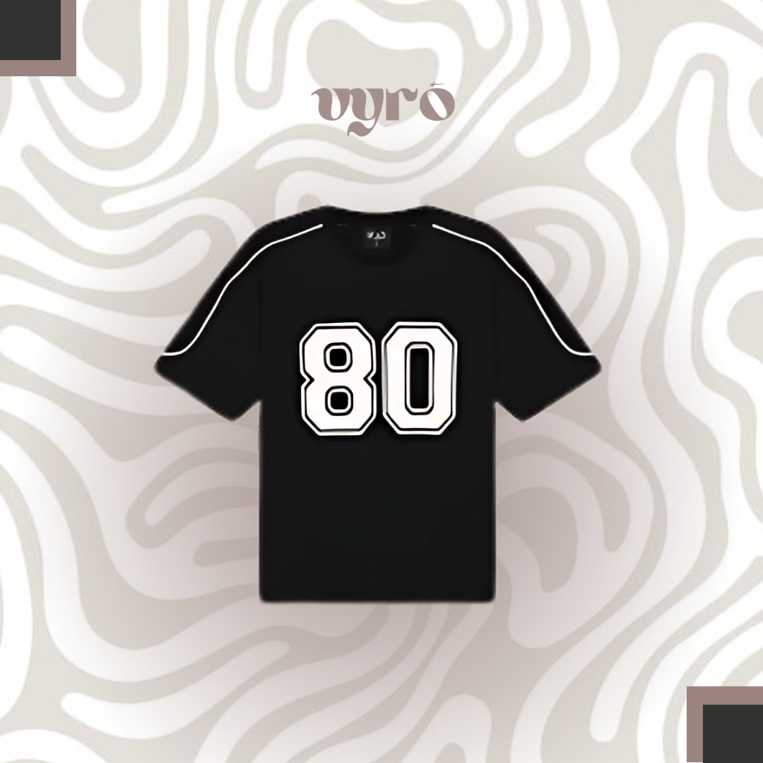 Oversize Black 80 Tee