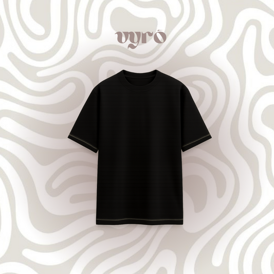 Basic Black Oversized Tee